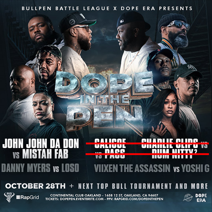 Rap Battle League Event | Dope In The Pen PPV | Rap Grid