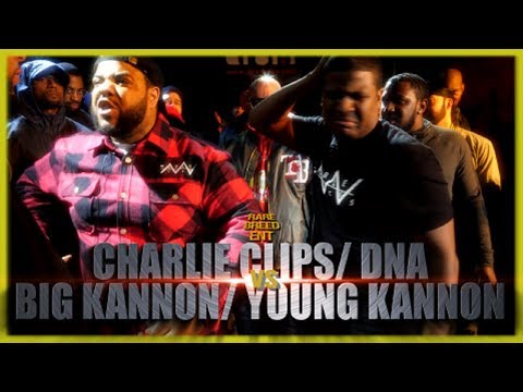 CHARLIE CLIPS/ DNA VS BIG KANNON/ YOUNG KANNON RAP BATTLE - RBE | Rap Grid