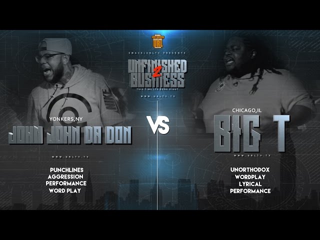 JOHN JOHN DA DON VS BIG T SMACK/URL RAP BATTLE | Rap Grid